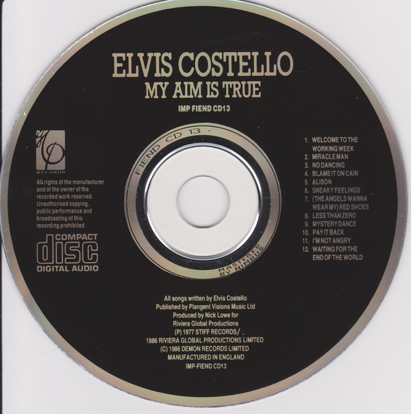 Elvis Costello  My Aim Is True : CD